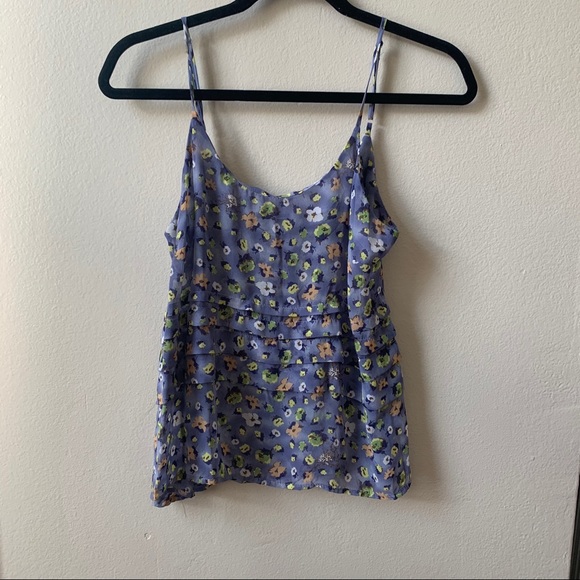 LUSH multi-colored floral top - Picture 1 of 3